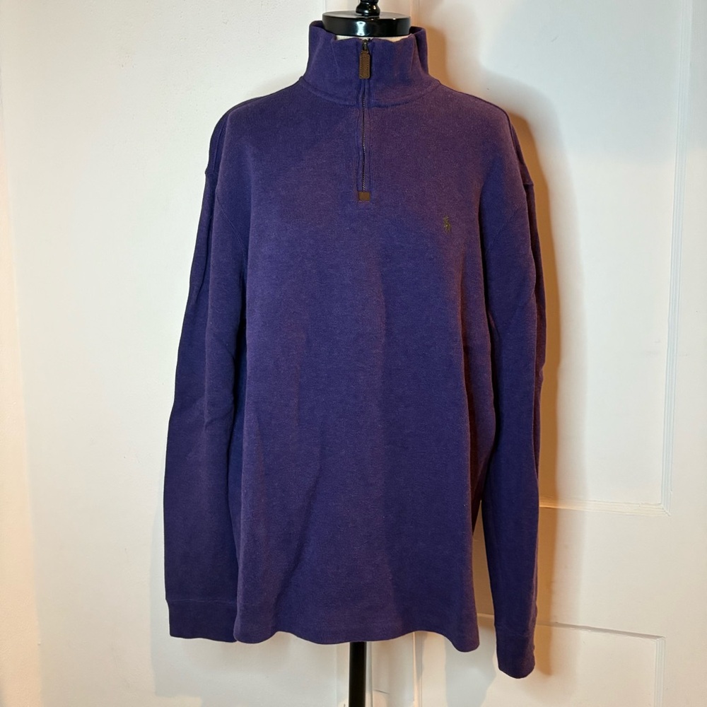 Vintage Polo Ralph Lauren purple quarter zip sweater